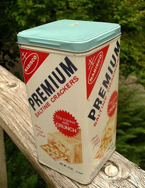 metal saltine cracker box|nabisco original saltine crackers.